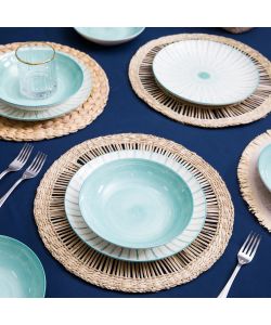 Servizio 12 Piatti Porcellana Hipnotic - Set 6 Piani 6 Fondi