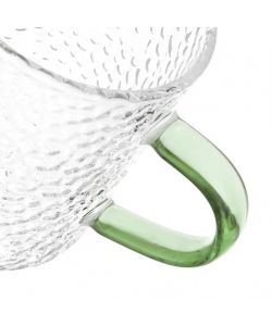 Kasanova Set 6 Tazze Caffè 100 ml Vetro Borosilicato Multicolore Elegante