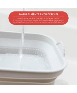 Teglia in Silicone Benedetta per Friggitrice e Forno - 21x21 cm