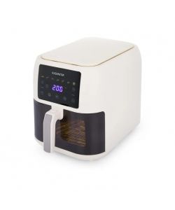 Friggitrice Digitale ad Aria 8L Beige - Design Salvaspazio - 7 Programmi