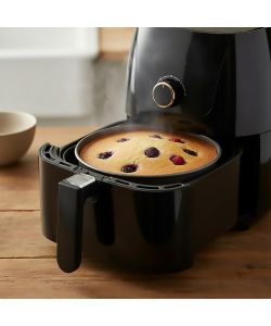 KASANOVA Tortiera tonda 20 cm in alluminio argento per forno e friggitrice