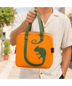 KASANOVA Borsa termica impermeabile Camaleonte 6,5 L arancione con manici