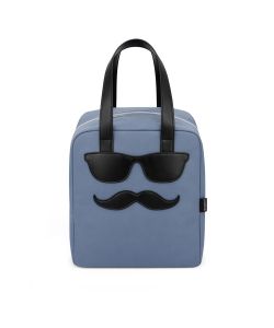 KASANOVA Borsa Termica Impermeabile 8,5 L Blu con Manici e Chiusura a Zip