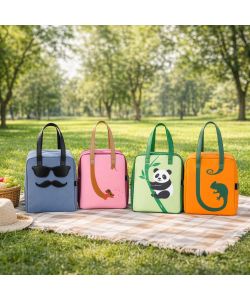 KASANOVA Borsa Termica Impermeabile 8,5 L Blu con Manici e Chiusura a Zip