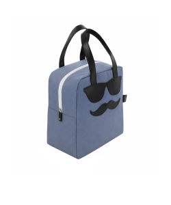 KASANOVA Borsa Termica Impermeabile 8,5 L Blu con Manici e Chiusura a Zip