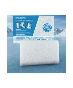 KASANOVA Guanciale Fibra Bianco 45x75 cm con Effetto Fresco