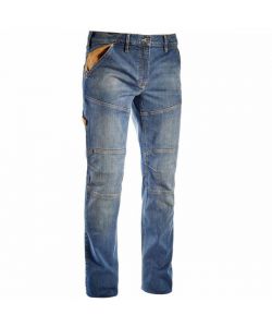 Pantalone Jeans Blu L           Stone Plus Diadora