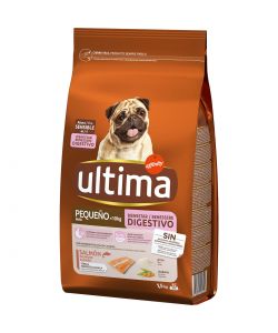 Ultima Crocchette Mini Sensitive 1,5 kg - Salmone e Riso per Cani