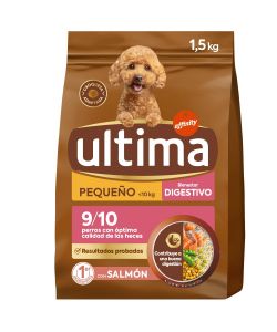 Ultima Crocchette Mini Sensitive 1,5 kg - Salmone e Riso per Cani