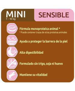 Ultima Crocchette Mini Sensitive 1,5 kg - Salmone e Riso per Cani