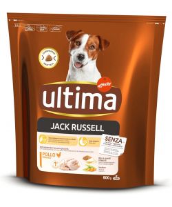 Ultima Cibo per Cani Mini Jack Russell Pollo 800 g - Crocchette Facili da Digerire