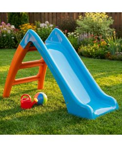 Scivolo Drop Multicolor Plastica 120x55x73 cm per Bambini 1+