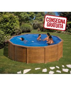 Piscina Tonda Legno Diametro 460 x 120 h cm