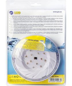 2 faretti Led magnetici per piscina fuori terra Gre