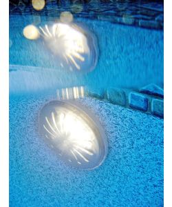 2 faretti Led magnetici per piscina fuori terra Gre