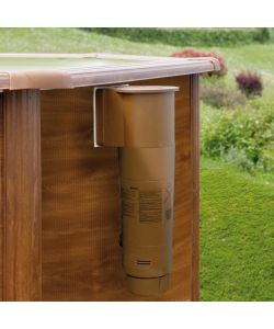 Piscina Ovale Legno 500 x 300 x 120 h cm