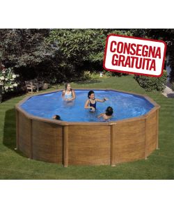 Piscina Tonda Legno  300 x 120 h cm