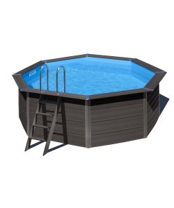 Piscina Tonda Legno  410 x 124 h cm