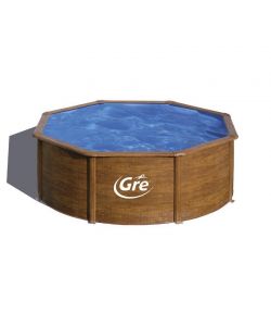 Piscina Tonda Decorazione Legno diam. 300 h 120