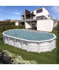 Piscina Ovale Decorazione Nordic 730X375 H 132