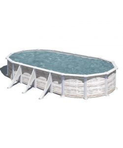 Piscina Ovale Decorazione Nordic 730X375 H 132