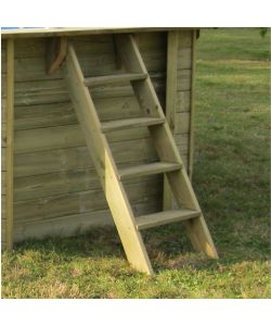 Gre Piscina Fuori Terra Safran - Legno - 620x395 cm