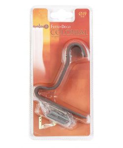 Cintacor Supporto per Tende - Ferro Deco Oxido - 8,6 cm