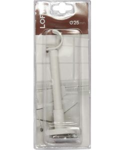 LOFT - Supporto parete lungo Bianco