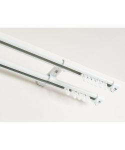 Supporto doppio binario basico Bianco