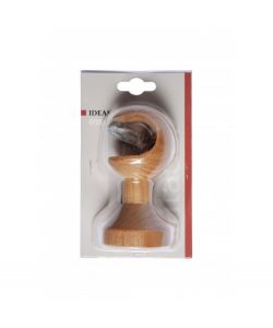 Supporto parete per bastoni tenda Faggio