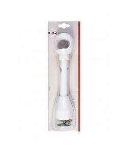 Cintacor Supporto a Parete per Tenda - Bianco Satinato - 23 cm