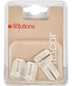 Cintacor Gancio Adesivo Trasparente per Tende - 4 pezzi