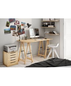 Astigarraga Cassettiera 5 cassetti in legno - 39x30x45,8 cm - Sostenibile