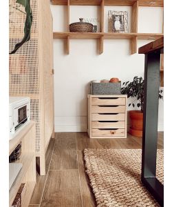 Astigarraga Cassettiera 5 cassetti in legno - 39x30x45,8 cm - Sostenibile