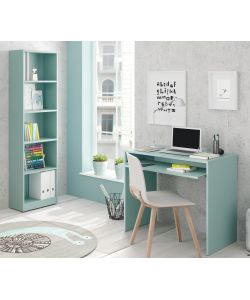 Libreria 5 ripiani 180 h cm verde acqua