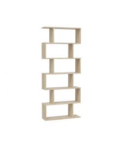 Fores Libreria Athena in melaminico colore rovere canadian - 192x80x24 cm
