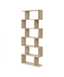 Fores Libreria Athena in melaminico colore rovere canadian - 192x80x24 cm