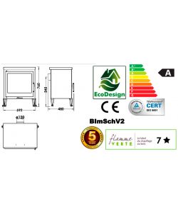 Stufa a legna Castilla Panadero 8 KW