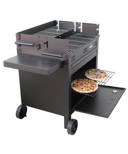 Barbecue Etna V20 a legna e carbone con forno pizza