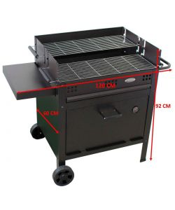 Barbecue Etna V20 a legna e carbone con forno pizza