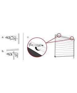 ROLL-UP - Tenda a rullo Oscurante Avorio 80 x 180