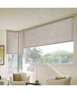 Tenda a Rullo per Finestra Semifiltrante Roll-Up Sabbia 100x180 cm