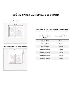ROLL-UP - Tenda a rullo Oscurante Avorio 120 x 250