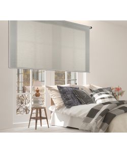 SCANDI - Tenda a rullo semifiltrante Grigio ghiaia 60 x 180