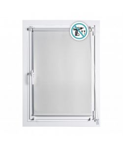 Tenda a rullo oscurante Clip & Fix 90 x 180 cm Avorio