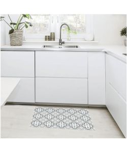 Estores Collection Tappeto Vinile Imbottito Croma Tortora 45x75 cm