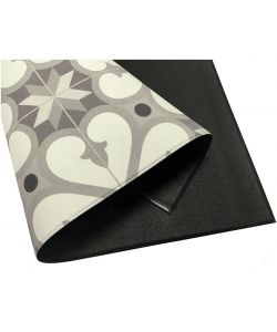 Estores Collection Tappeto Vinile Imbottito Croma Tortora 45x75 cm