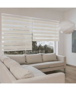 STOR PLANET Tenda a Rullo Giorno e Notte Lino 80x180 cm per Finestra