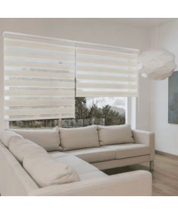 STORPLANET Tenda rullo giorno notte 160x180 cm trasparente poliestere