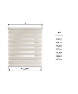 STORPLANET Tenda rullo giorno notte 160x180 cm trasparente poliestere